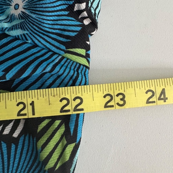 JM Collection Plus Size Mid Century Modern Blouse Shirt Top - Picture 9 of 10